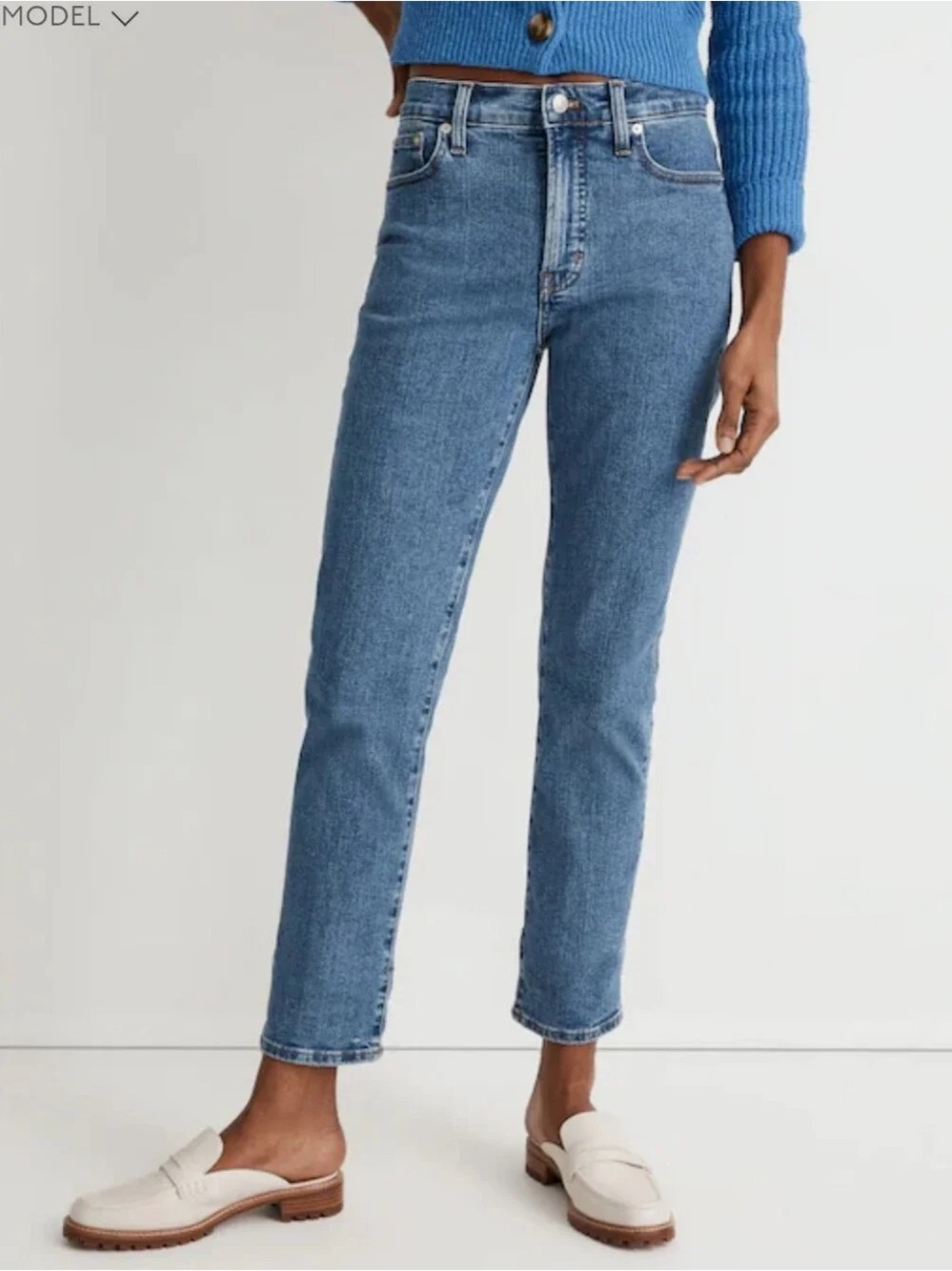 Madewell Mid Rise Perfect Vintage Straight Jeans Size 29